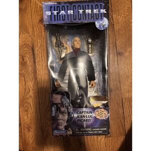 Star Trek First Contact Captain Jean Luc Picard Figure Vintage Damaged Box